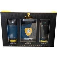 Lamborghini Prestigio EDT Spray 125ml Balm 100ml Gel 100ml Mens Fragrance Set