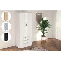 Phoenix 2 Door And 3 Drawer Wardrobe - 4 Colours