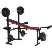 4-In-1 Multi-Station Weight Bench W/48Kg Weight Set