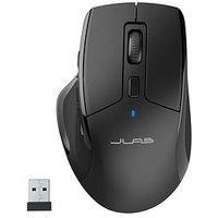 JLab JBuds Wireless Mouse, Connect via Bluetooth or USB Receiver, Multi Device Bluetooth Mouse, Ergonomic Full-Size Rechargeable Wireless Mice for Laptop Computer, PC, Tablet, Windows, Mac, Chrome OS