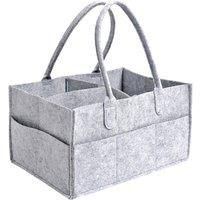 Grey Felt Baby Nappy Caddy & Organiser - 1 Or 2!