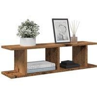 Wall Shelves 2 pcs Old Wood 75x18x20 cm Engineered Wood