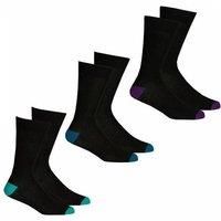 Unisex Red 3 Pairs Of Bamboo Socks Set For Men - 4 Colours