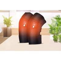 Electric Heated Knee Pad Hot Compress Massager - Black