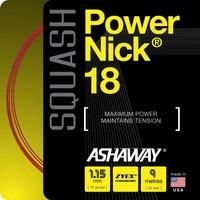 ASHAWAY POWERNICK 18 SQUASH STRING - 1.15MM - ONE 10M SET - RED - RRP 20
