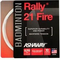 Ashaway Rally 21 Fire Badminton String Set, Color- White