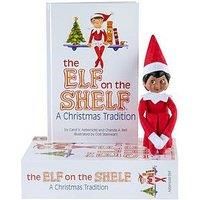 Elf on the Shelf Christmas Tradition Set with Elf Book (Girl with Brown Eyes)