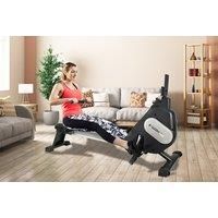 Sunny Health & Fitness Magnetic Rowing Machine with LCD Monitor - SF-RW5515