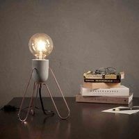 Versanora Stylish LED Bedside Table Lamp Rose Gold Modern Lighting VN-L00022-UK