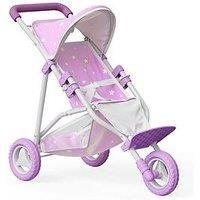 Olivia's Little World OL-00006 Doll Pushchair, Purple