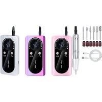 Professional Cordless Rechargeable Electric Manicure File With Led Display!