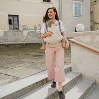 Boba X Baby Carrier Newborn to Toddler - Certified Hip-Healthy Baby Carriers & Toddler Carrier, Micro-Adjustable Baby Carriers from Newborn, Petite to Plus Size Baby Carrier 7-45 lbs (Linen Pampas)