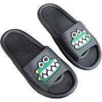 Cute Crocodile Sliders - 6 Sizes & 4 Colours! - Black