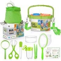 11 Piece Outdoor Adventure Insect Catching Kit for Kids - 4 Colours