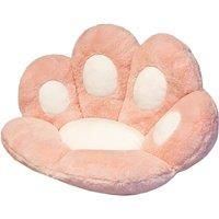 Fluffy Paw Cushion Seat In 2 Sizes And 5 Colours - Grey