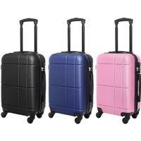Hard Shell Carry On Cabin Approved Lightweight Suitcase - 3 Colours