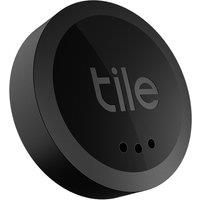 Tile Sticker (2022) Bluetooth Item Finder, Pack of 1, 45 m finding range, works with Alexa and Google Home, iOS and Android Compatible, Find your Keys, Remotes and More, Black
