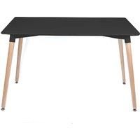 Scandi Rectangle Dining Table - 3 Finishes! - Black