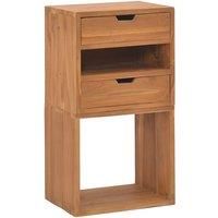 Storage Cabinet 40x30x76 cm Solid Teak Wood