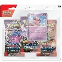 Pokemon TCG: Scarlet and Violet 5 Temporal Forces 3-Pack Display (Assortment)