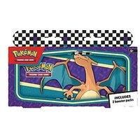 Pokémon TCG: Back to School Pencil Case – Charizard (Tin & 2 Booster Packs)