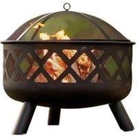 Large Black Outdoor Fire Pit Globe!