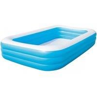 Bestway Deluxe Rectangular Inflatable Pool - Blue