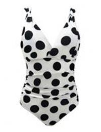 One Piece Push Up Padding Bathing Suit Swimwear DFXIU Green 14-16)