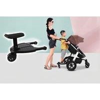 Kids Buggy Board With Seat - 3 Colour Options - Black