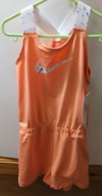 Nike Girls Strappy  Playsuit Age 5 Years Orange  New Tags Logo