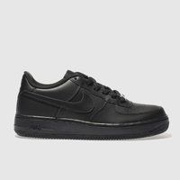 Nike Kids Air Force 1 Retro Trainers Classic Sneakers  Black