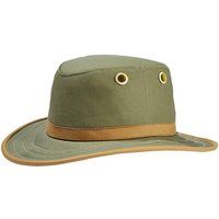 Tilley Unisex TWC7 Outback Waxed Cotton Hat Green 56cm (7)