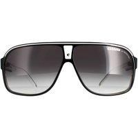 Carrera Unisex's GRAND PRIX 2 9O T4M Sunglasses, Black White/Grey Gradient, 64