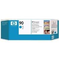 GENUINE HP 90 DESIGNJET Cyan Printhead & Cleaner C5055a Date 2013