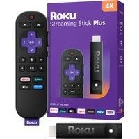 Roku® Streaming Stick™ Plus 2025 – 4K and HDR Roku Streaming Device for TV with Voice Remote – Free and live TV