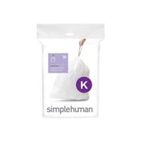 Simplehuman Rubbish Bin Liners Bags Size A B C D E F G H J K L M N P Q R T U V