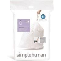 Pack of Simplehuman Custom Fit Bin Liners - 20 / N