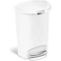 simplehuman Plastic Pedal Bin w/Lid Lock