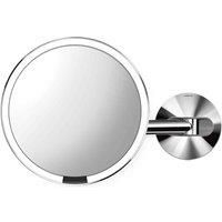 Simplehuman Sensor Mirrors 5x Magnification Wall Mounted 20cm Mirror: Round, Pol