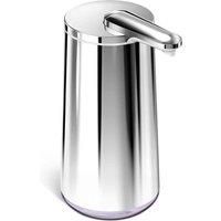 simplehuman ST1063 295ml Automatic Hand Motion Foam Soap Dispenser, Rechargeable, Variable Dispense, No-drip Valve, IP66 Waterproof, Polished High-Grade Stainless Steel