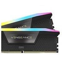 CORSAIR VENGEANCE RGB DDR5 RAM 32GB (2x16GB) 5600MHz CL40 Intel XMP iCUE Compatible Computer Memory - Black (CMH32GX5M2B5600C40K)