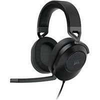 Corsair HS65 SURROUND Gaming Headset (Leatherette Memory Foam Ear Pads, Dolby Audio 7.1 Surround Sound on PC and Mac, SonarWorks SoundID Technology, Multi-Platform Compatibility) Carbon