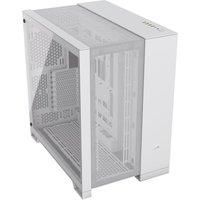 CORSAIR 6500D AIRFLOW Mid-Tower ATX Dual Chamber PC Case – Tempered Glass – Reverse Connection Motherboard Compatible – No Fans Included – White