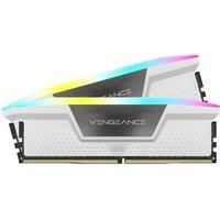 CORSAIR VENGEANCE RGB DDR5 RAM 32GB (2x16GB) 6000MHz CL36 Intel XMP iCUE Compatible Computer Memory - White (CMH32GX5M2E6000C36W)