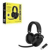 Corsair HS65 WIRELESS Multiplatform Gaming Headset with Bluetooth - Dolby Audio 7.1 - Omni-Directional Microphone - iCUE Compatible - PC, Mac, PS5, PS4, Mobile - Carbon