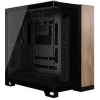 Corsair 2500X Walnut Mid Tower Micro-ATX Case - Black