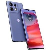 Motorola edge50 pro Smartphone (6,67" Super HD pOLED Display, 50 MP Camera with OIS, 12/512 GB, 4500 mAh, incl. 125W charger, Android 14) Luxe Lavender, incl. protection cover