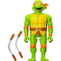 Super7 Teenage Mutant Ninja Turtles W7 - Michelangelo Toon ReAction Figure