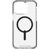 GEAR4 Santa Cruz Snap iPhone 14 Pro Max Case  Clear & Black, Black,Clear