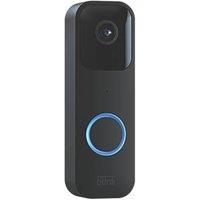 Introducing Blink Video Doorbell | Two-way audio, HD video, motion and chime app alerts, easy setup, weather resistant and Alexa enabled — wired or wire free (Black)